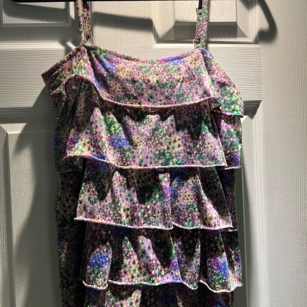 Colorful Ruffled Kids Top